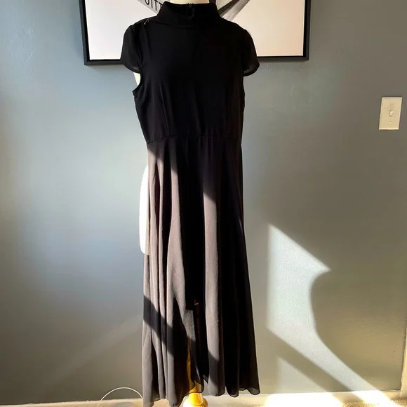 boohoo sheer dress Teal boohoo Sheer Mesh Plunge Split Detail Maxi Beach Dress